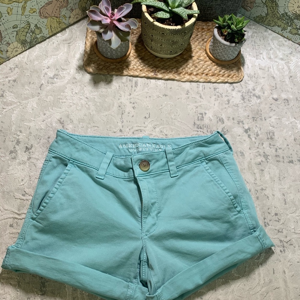 Blue American Eagle Shorts